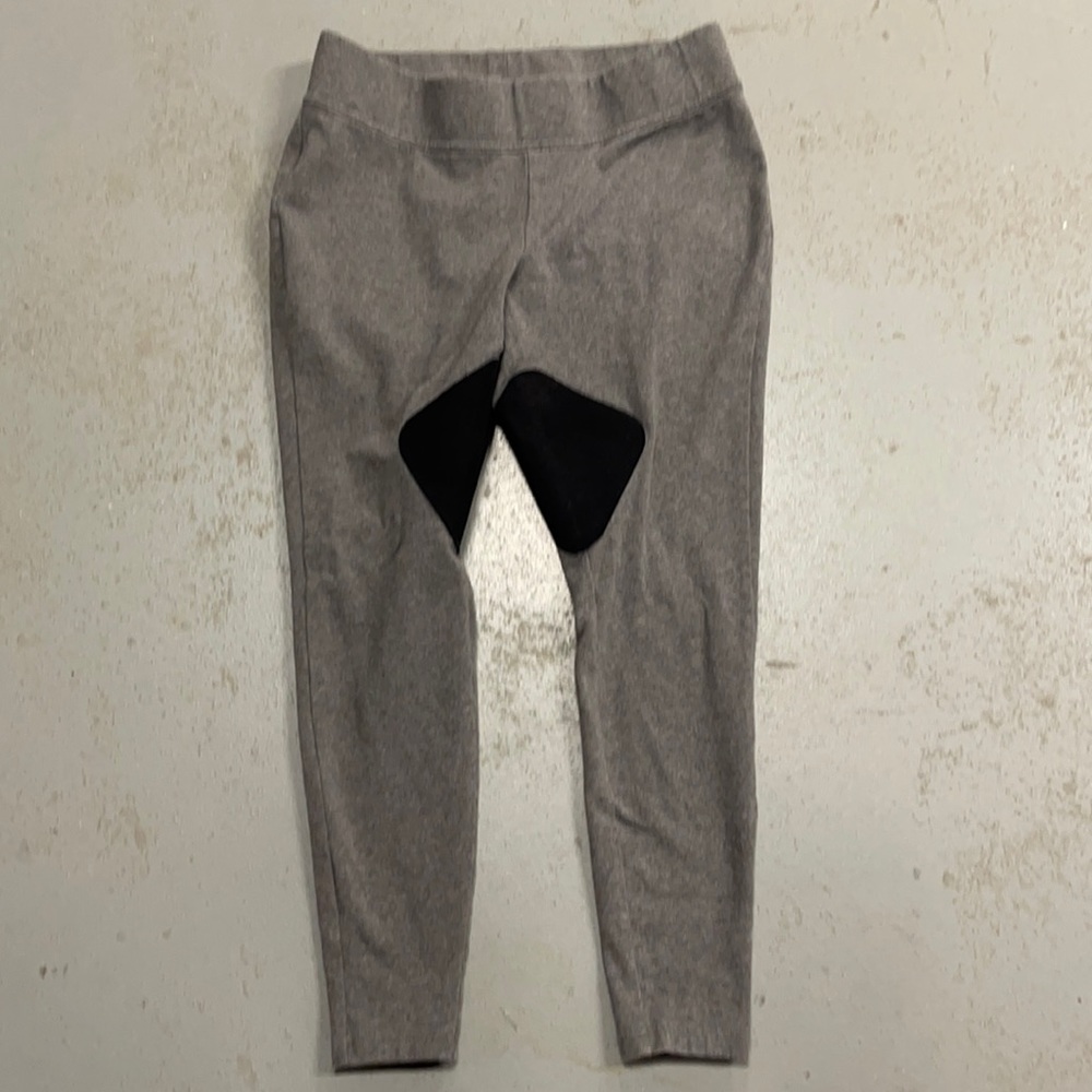 Lands’ End Small Petite Gray Starfish Capri Riding Leggings